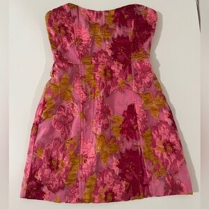 Showpo pink floral dress
